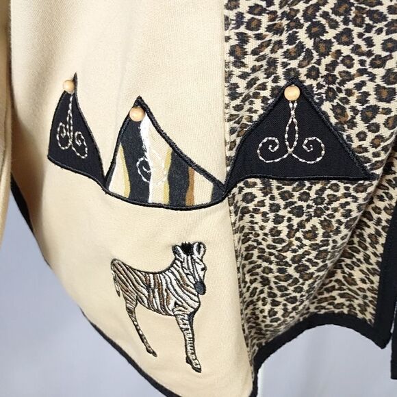 Koret K-Wear Petites Animal Print Jacket - Picture 8 of 10